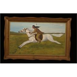 W. Recalma Oil on Artist's Board ca. 1950 