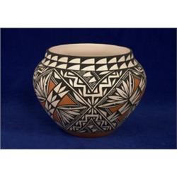 Acoma Pottery Olla Signed E. Antoinio Acom