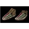 Image 1 : 19TH C. Plains Beaded Moccasins with Parfl