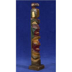 Northwest Coast Primative Totem ca. 1920 1