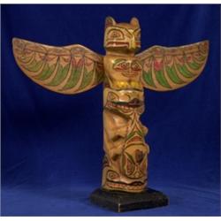 Northwest Coast Totem ca. 1950 Thunderbird