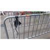 Image 3 : Qty 3 Metal Crowd Control Barriers