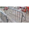 Image 6 : Qty 3 Metal Crowd Control Barriers
