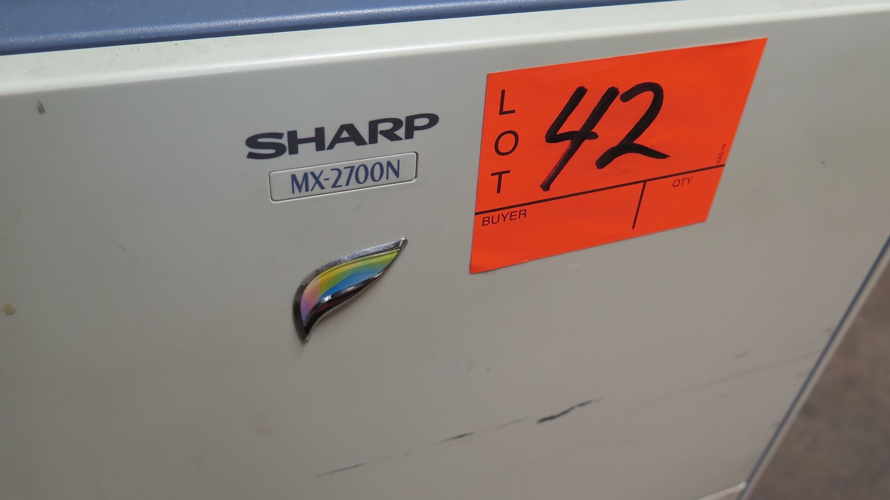 Sharp MX 2700N Color Copy Machine Tested Works Oahu Auctions Sharp mx 2700n color copy machine tested works oahu auctions