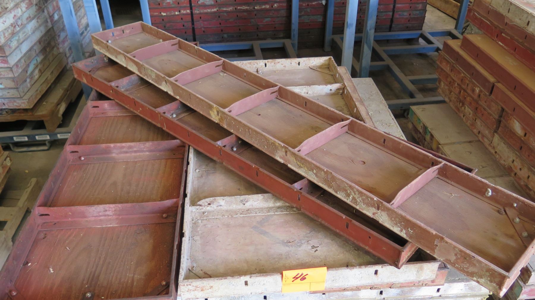 Pallet of Symons Concrete Wall Forms - Steel Ply Panels