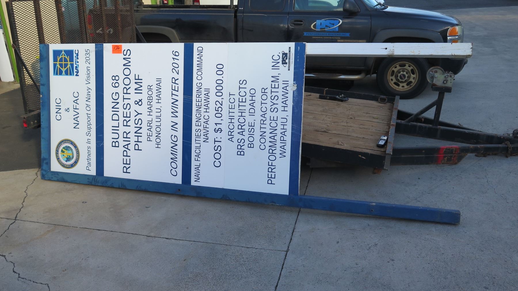 Job Site Sign - All Wood