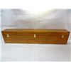 Image 1 : HAND CRAFTED WOOD AND BRASS MUSKET BOX *NO SHIPPING*