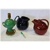 Image 1 : MEDALTA AND ART DECO PITCHERS AND MEDALTA LAMP