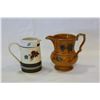 Image 1 : 2 ENGLISH CERAMIC PITCHERS