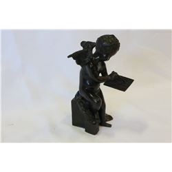 BRONZE ANGEL FIGURE