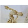 Image 2 : DISCUS THROWER AND ROMAN GODDESS RESIN FIGURES