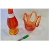 Image 2 : TWO ART GLASS VASES