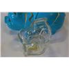 Image 2 : VINTAGE 6" GLASS 1958 SNOOPY PIGGY BANK AND RELIABLE PIGGY BANK