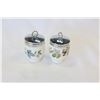 Image 1 : TWO ROYAL WORCESTER PORCELAIN EGG CODDLERS