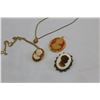 Image 2 : THREE CAMEO PENDANTS