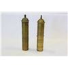 Image 1 : TWO BRASS TURKISH COFFEE GRINDERS