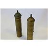 Image 2 : TWO BRASS TURKISH COFFEE GRINDERS