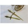 Image 2 : BRASS CANON AND BRASS LETTER OPENERS