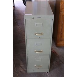 3 DRAWER METAL FILE CABINET