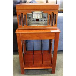 REPRODUCTION TURNTABLE CABINET ON STAND