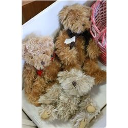 THREE TEDDY BEARS