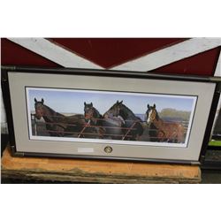 LIMITED EDITION PRINT AT THE GATE