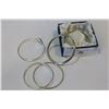 Image 2 : FIVE SILVER TONE ESTATE BANGLES
