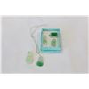 Image 1 : JADE PENDANTS WITH .925 CHAINS