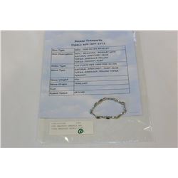 RUBY AMETHYST EMERALD AND TOPAZ BRACELET RETAIL $395
