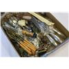 Image 2 : LOT OF SILVER PLATE CUTLERY AND CARVING SET