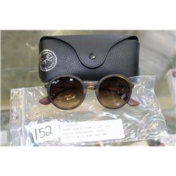 BRAND NEW AUTHENTIC RAY BAN LADIES SUNGLASSES, MODEL RB4222. WITH NEW CASE AND CLOTH, RETAIL $195