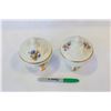 Image 2 : TWO US POTTERY LIDDED JARS