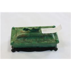 CELLULOID EASTERN BOX WITH CONTENTS