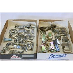 TWO TRAYS OF BOATING HARDWARE