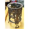 Image 1 : DECORATIVE HURRICANE CANDLE HOLDER AND FOUR CHICEKN BRACKETS