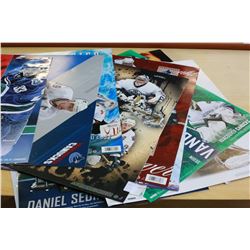 LOT OF CANUCK POSTERS ETC