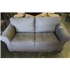 Image 1 : MODERN GREY IKEA ROLLED ARM LOVESEAT