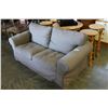 Image 2 : MODERN GREY IKEA ROLLED ARM LOVESEAT