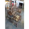 Image 2 : SDET OF FOUR PENNSYLVANIA HOUSE OAK WINDSOR STYLE ARMCHAIRS