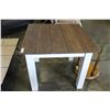 Image 1 : RECLAIMED COUNTRY STYLE SQUARE TABLE
