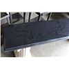 Image 3 : LARGE CONSOLE TABLE GLASS TOP ON PILLARS