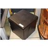 Image 1 : LEATHER STORAGE STOOL