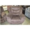 Image 4 : NEW MAZZIN HOME ELEGANCE BROWN MICROFIBRE DOUBLE RECLINER SOFA AND RECLINER CHAIR