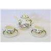Image 1 : THE BOTANICAL GARDEN TEAPOT AND TWO CUPS AND SAUCERS
