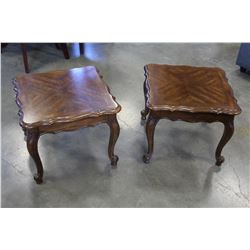 PAIR OF FRENCH PROVINCAL ENDTABLES