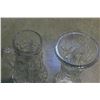 Image 3 : HEAVY CRYSTAL VASE AND HANDLED PITCHER