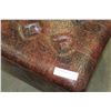 Image 2 : BROWN LEATHER HASSOCK