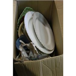 LOT OF VRIOUS CHINA WEDGWOOD AND ROYAL ALBERT