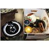 Image 1 : BOX OF BLUE MOUNTAIN POTTERY AND OTHER COLLECTIBLE PIECES