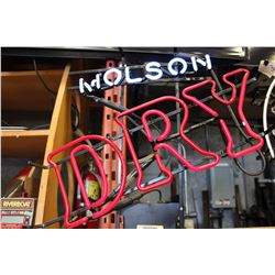 MOLSON DRY NEON SIGN